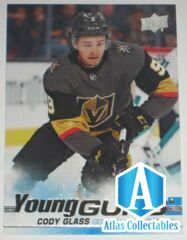 2019-20 Upper Deck Young Guns Cody Glass #237 Rookie